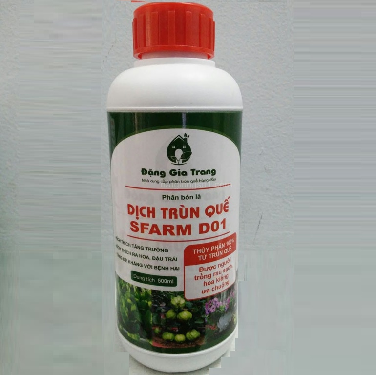 Dịch trùn quế Sfarm 500ml - Ảnh 1